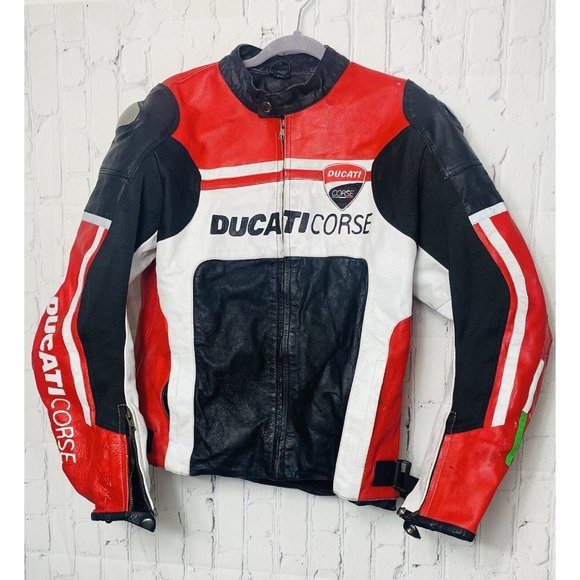 Dainese Other - Mens Ducati Dainese Corse Perforated Leather Motorcycle Jacket XXL